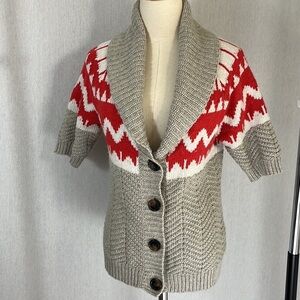 Old Navy gray shawl collar cardigan sweater size M